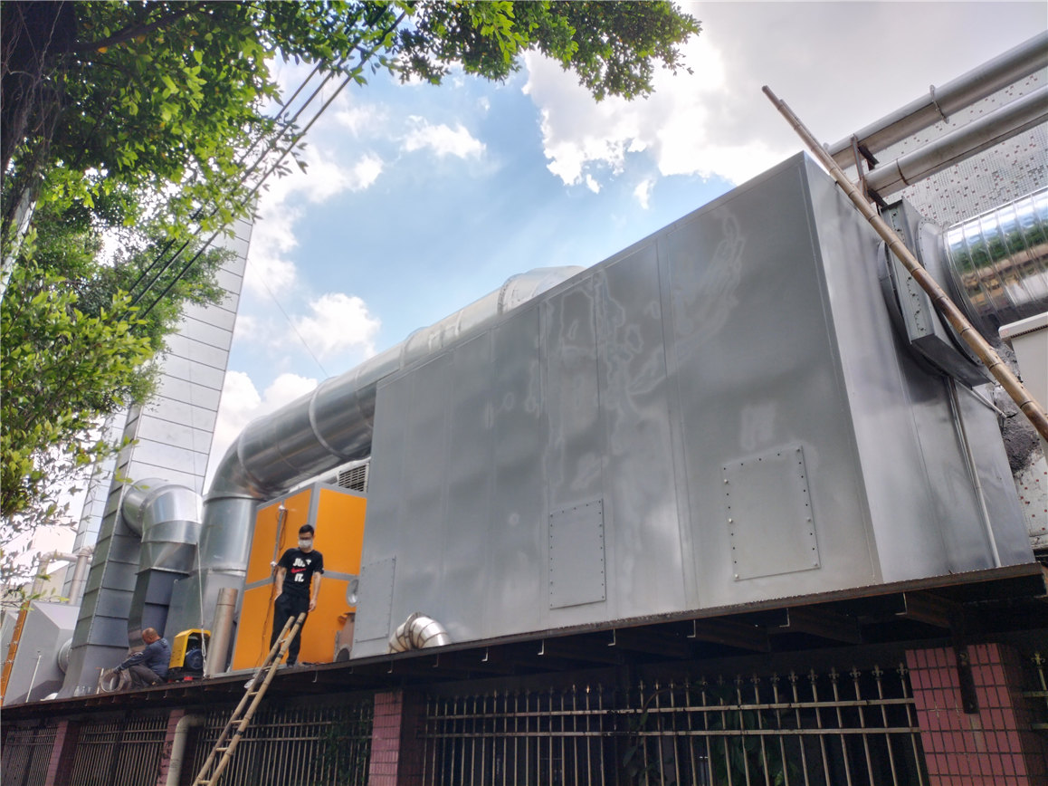 催化燃烧废气处理设备锂电池行业应用案例